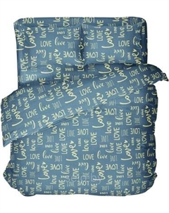 Комплект постельного белья Блакiт Бязь 1.5сп 70х70 41241/0 / 615004/615010 К