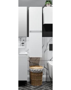 Шкаф-полупенал для ванной Runo Соренто 40 вертикаль