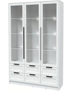 Шкаф с витриной Интерлиния Концепт Тренд КТ-ШВ3 с подсветкой