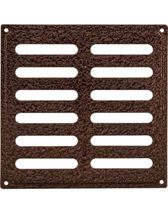 Решетка вентиляционная Нора-М 200x200 с заслонкой Нора-м