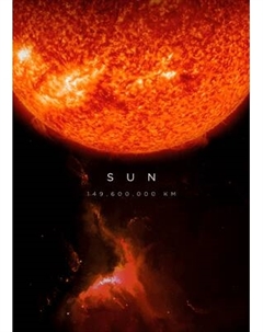 Картина на стекле Stamprint Солнце SC008