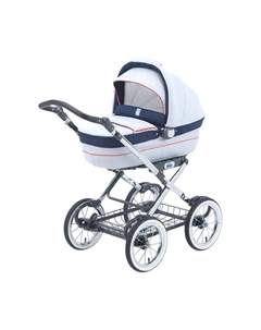 Коляска-люлька Linea Classy ART903-T305 (белый/синий) Cam