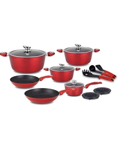 Набор посуды J024315 (Красный) Jio