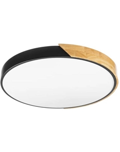 Припотолочная люстра 240924-18 5818 (черный/светлое дерево) Sundays home