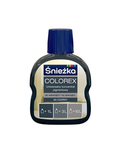 Паста колеровочная  Колорекс №90 черная 100мл Sniezka