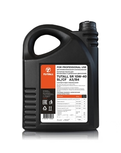 Масло моторное SR 10w40 SL/CF A3/B4_5L Tutall