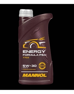Масло моторное 7703 Energy Formula PSA SAE 5W-30 1л Mannol