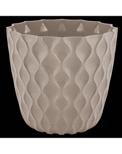 Горшок д/цветов "Wave"(), 2,5л, D175мм, французский платан Ingreen