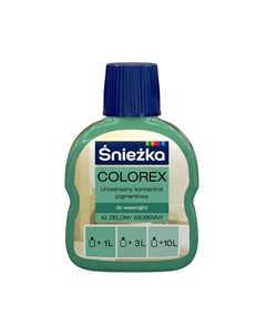 Паста колеровочная  Колорекс №42 весенний зеленый 100мл Sniezka
