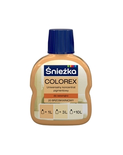 Паста колеровочная  Колорекс №20 персиковая 100мл Sniezka