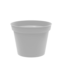 Горшок д/цветов "Mint" D380мм, 20л с поддоном (серый) Idiland