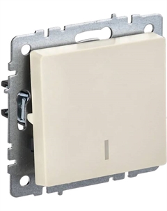 BRITE беж. Выключатель 1-кл. с инд. (без рамки) BR-V10-1-10-K10 Iek