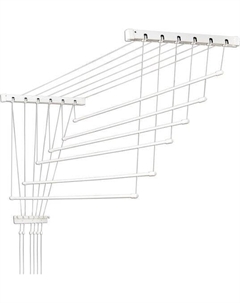 Сушилка для белья Euro Premium потолочная 6 прутьев 250 см (алюминий/белый) Comfort alumin