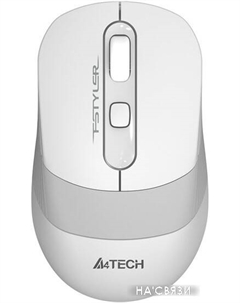 Мышь Fstyler FG10 (белый/серый) A4tech