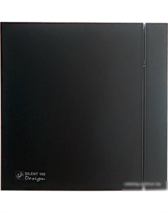 Осевой вентилятор Silent-100 CZ Matt Black Design - 4C 5210007700 Soler&palau