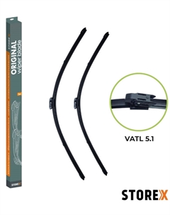 Щетки стеклоочистителя бескаркасная TwinPro Wiper Blade TW|VATL-6540(Renault Kaptur [J5] 03.16-) Компл. 2 шт. Storex