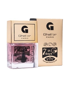 Лак для ногтей с витамином В и С SOS Матовое бесцветное покрытие 11 Ghali' or