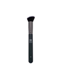 Кисть для нанесения тона синтетическая скошенная №102 MAKE UP BRUSH FACE Deco.
