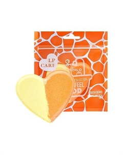 Бомбочка для ванны бурлящая (желто-оранжевая) Lp care