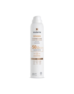Спрей солнцезащитный прозрачный для тела SPF50 Repaskin Transparent Spray 200 Sesderma