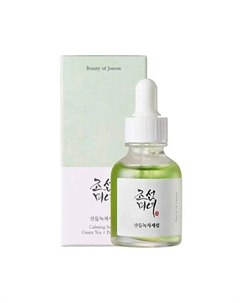 Успокаивающая сыворотка для лица Calming Serum: Green Tea + Panthenol 50 Beauty of joseon