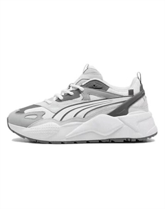 Кроссовки RS-X Anti-Slip Wear-Resistant Low-Top Running Shoes Unisex White Gray Puma