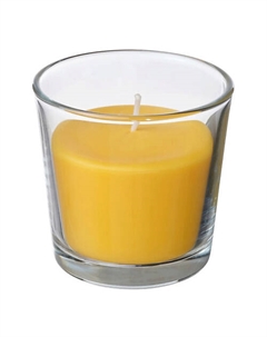 Ароматическая свеча Мимоза SVARTOXBÄR Ikea