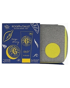 Парфюмерный набор Cologne Twist гель для бритья + мыло для бритья+ косметичка Roger & gallet