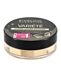 Пудра рассыпчатая для лица VARIETE HYDRA LOOSE POWEDER с блюр-эффектом Eveline