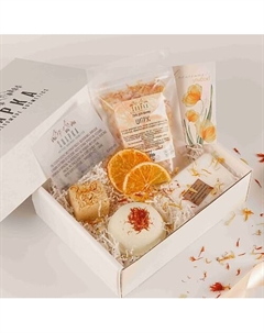 Подарочный набор косметики для ванны "Цитрус" Soapka natural handmade cosmetics