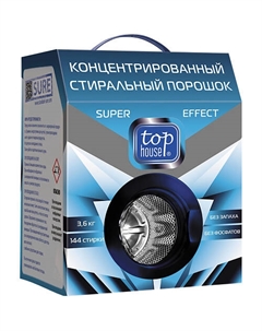 Концентрированный стиральный порошок Super Effect 3600 Top house