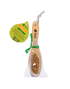 Щетка деревянная, двусторонняя с массажером Банные штучки