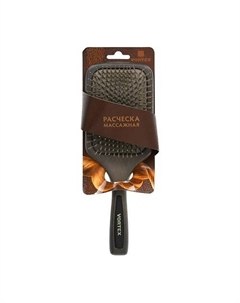 Расческа деревянная, массажная, с пластиковыми зубчиками Vortex