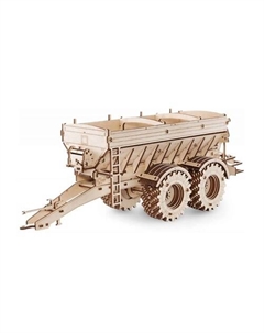 Деревянный конструктор 3D Прицеп к трактору КИРОВЕЦ К-7М Ewa eco-wood-art