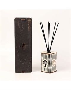 ДИФФУЗОР АРОМАТИЧЕСКИЙ - аромат Мох и Сандал. В кейсе из дерева 100 Дико