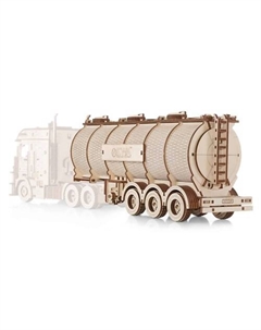Деревянный конструктор 3D Прицеп Цистерна для тягача Ewa eco-wood-art