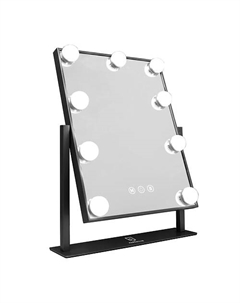 Профессиональное настольное зеркало c подсветкой, 30х25см Fenchilin