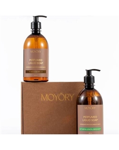 Подарочный набор парфюмированного жидкого мыла Tobacco&Vanille и Vetiver&Lemon,Bergamot 1000 Moyöry