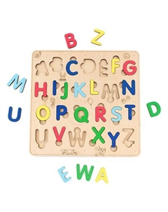 Сортер деревянный Английский Алфавит Ewa eco-wood-art