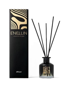 Парфюм для дома с запахом Ваниль люкс аромадиффузор с палочками 50 Enellin