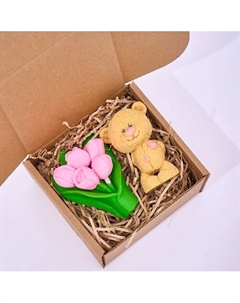 Мыло ручной работы зайчик и малина 100 Skuina