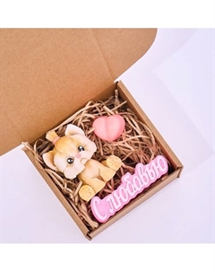 Мыло ручной работы зайчик и малина 100 Skuina