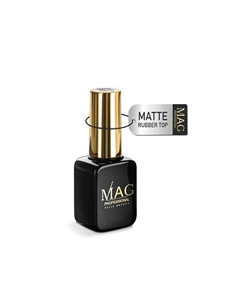 Матовый топ для ногтей без липкого слоя RUBBER TOP MATTE 15 Mag nails beauty professional