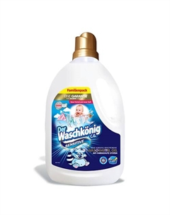 Sensitive Clovin Гель для стирки универсальный концентрат, жидкий порошок 3305 Der waschkonig c.g.