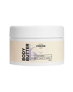 Крем-баттер для тела №6 Patchouli, Ambra, Leather 200 Press gurwitz perfumerie