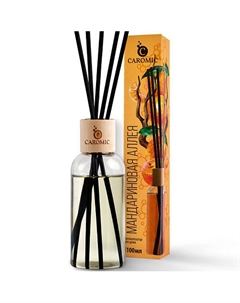 Диффузор ароматизатор для дома с палочками парфюм Мандариновая аллея 100 Caromic