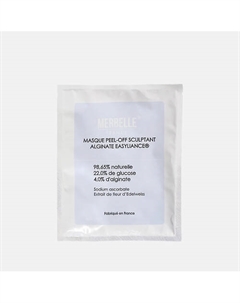 Маска для лица альгинатная моделирующая, лифтинг с экстрактом эдельвейса 30 Merbelle