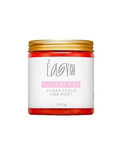 Сахарный антицеллюлитный скраб для тела с малиной 250 Easy co