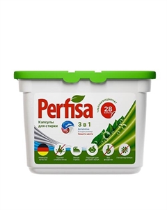 Капсулы для стирки с кондиционером 3 в 1 510 Perfisa