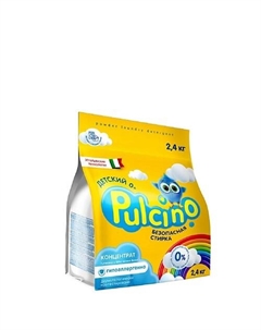 Стиральный порошок Детский 0+ 2400 Pulcino